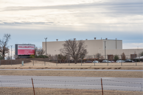 Southwest Ledger photo by Chris Martin                                    Pictured is the Halliburton facility in Duncan. Halliburton is the second largest well service company in the world; second to only Schlumberger.
