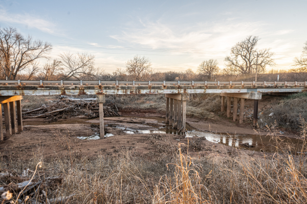 Southwest Ledger photos by Chris Martin            This is one of three state highway bridges in Stephens County built before the Great Depression.         