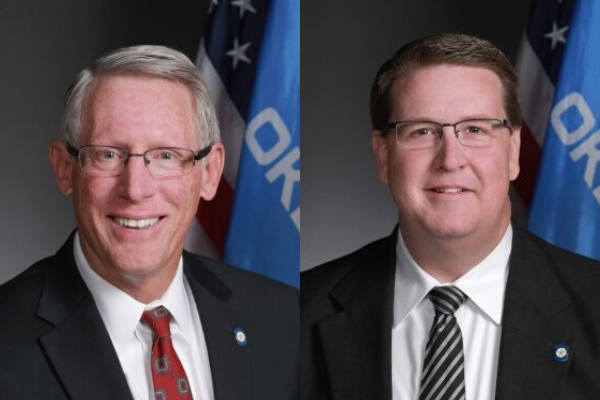 Left: Sen. Dave Rader Caucus Chair Right: Sen. Greg McCortney Caucus Vice-Chair