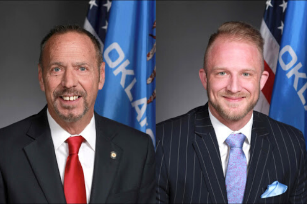  State Rep. Ken Luttrell and Rep. Collin Walke