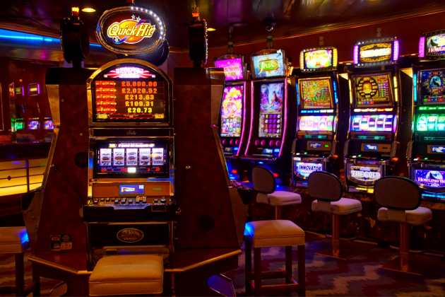 Electronic games inside Comanche Nation Casino, 402 SE Interstate Dr. in Lawton.