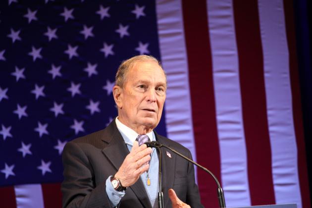 Former New York City Mayor and Democratic Presidential hopeful Mike Bloomberg