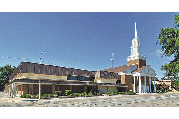 Lawton’s First Baptist Church, 501 S.W. B Ave., was issued a building permit for a remodel on July 6.