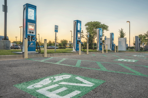 The State of Oklahoma seeks to add to its network of charging stations to increase the use of electric vehicles. Ledger photo by Chris Martin