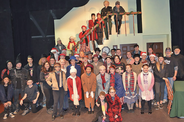 The cast of Lawton Community Theatre's 2016 productions of A Christmas Story. 