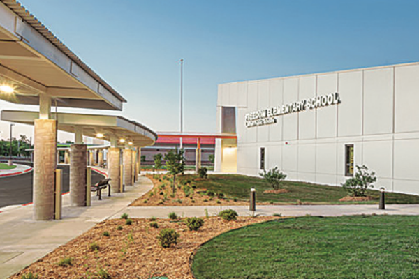 Photo courtesy Harper Construction Co.         Freedom Elementary School at 5720 Geronimo Rd. in Fort Sill.