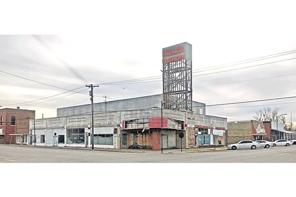 The defunct Miller Theater, 202 W. Main in Anadarko, is set for demolition Jan. 13.  Anadarko Daily News photo