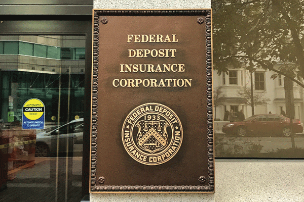 he Federal Deposit Insurance Corp. headquarters in Washington, D.C.