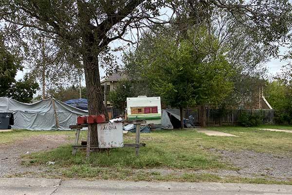 The Aloha Trailer Park, 1915 SW D Ave., is shown Wednesday. The Lawton City Council declared the trailer park a public nuisance on Tuesday and directed the city attorney to file a nuisance abatement lawsuit in Comanche County District Court. Curtis Awbrey/Ledger photo