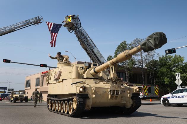 Fort Sill’s heavy firepower on display during Saturday’s Armed Forces Day celebration and parade in Lawton. HUGH SCOTT JR. | SOUTHWEST LEDGER