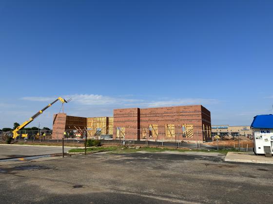 Construction is ongoing for Altus’ first Chick-fil-A restaurant which will be located east of Main Street and Tamarack Road. The restaurant will employ about 50 people, according to City Manager Gary Jones. KYLETTA RAY | SOUTHWEST LEDGER