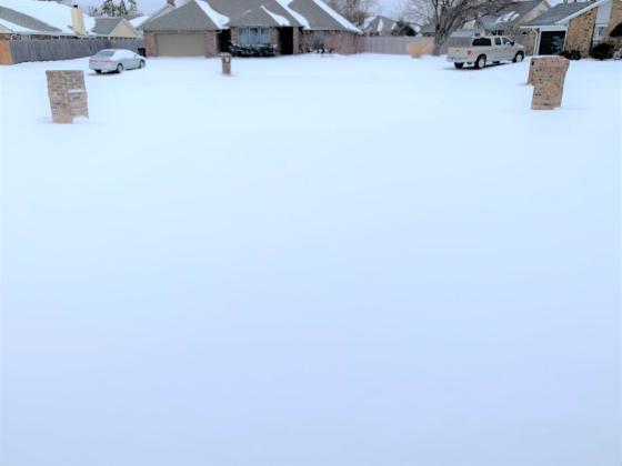 This neighborhood in northwest Oklahoma City received 4 inches of snow on Feb. 14, 2021. The temperature was 4 degrees, but the wind-chill index was -18. MIKE W. RAY | SOUTHWEST LEDGER