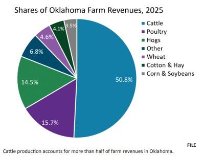 Oklahoma's ag economy contrasts with rest of Federal Reserve's 10th District