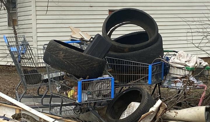 Illegal scrap metal sales include copper, shopping carts