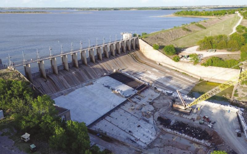 Construction on Lake Ellsworth