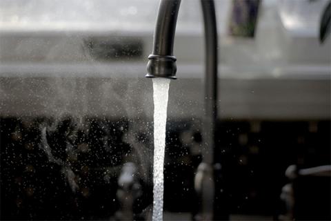 Water Coming Out of a Sink 