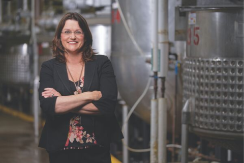 Southwest Ledger photo by Chris Martin; Jennifer Ellis, president and chief executive officer of Cosmetic Specialty Labs, was asked to take over the management of the cosmetics lab by her grandmother - the late Edna Hennessee.