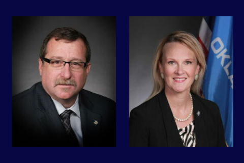 Photo 1:Oklahoma State Representative Mark McBride District 53 - Republican Photo 2: Oklahoma State Representative Toni Hasenbeck District 65 - Republican 