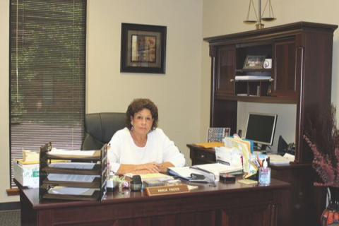 Southwest Ledger photo by Curtis Awbrey Comanche County Teen Court Executive Director Marcia Frazier reviews the caseload for the weekly juvenile docket. Mrs. Frazier has been with Teen Court for more than 20 years and has seen many at-risk youths succeed through the Teen Court’s education programs.