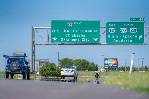 The H.E. Bailey Turnpike was opened with great fanfare on March 1, 1964, and was known originally as the “Southwestern Turnpike.” Lawton leaders were instrumental in bringing the toll road to the southern part of the state.