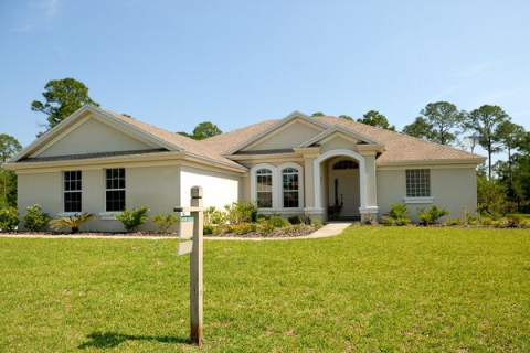 Pending home sales increased by almost 2% over a year ago.
