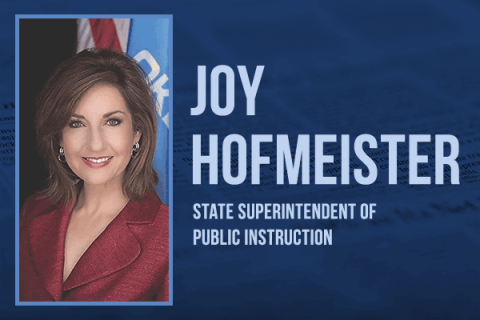 State Superintendent of Public Instruction Joy Hofmeister