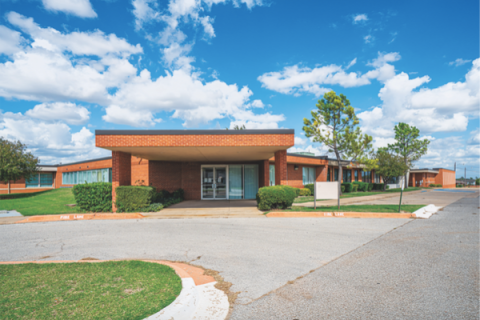 Southwest Ledger photo by Chris Martin                Frederick Hospital, opened in 1955, had the ability to house 37 acute care patients and another 30 in long term nursing care. The hospital closed in 2016. Today the community’s sole medical outlet is the Frederick Community Clinic.