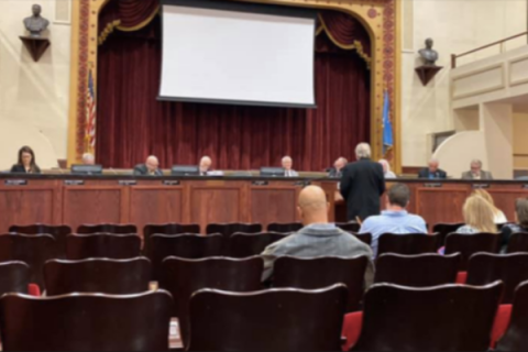 Southwest Ledger photo by JJ Francais                  Not in secrecy: The TIF review meeting held Monday, Nov. 25, 2019, was open to public (like all meetings prior to this point).