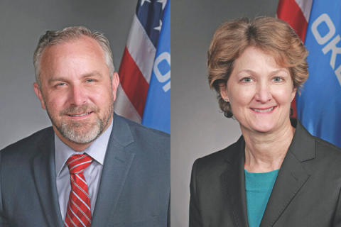 Pictured: Sen. Greg Treat and Sen. Ken Floyd