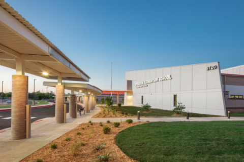 Photo courtesy Harper Construction Co.        Freedom Elementary School at 5720 Geronimo Rd. in Fort Sill.