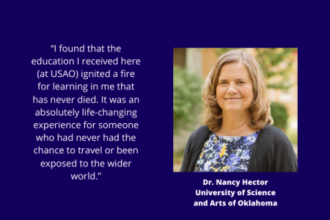 Dr. Nancy Hector University of Science and Arts of Oklahoma