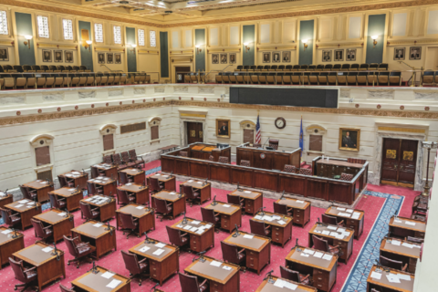 Photo provided The floor of the Oklahoma Senate inside the state Capitol in Oklahoma City.