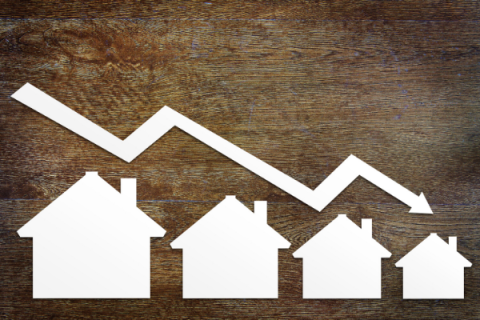 Mortgages fall