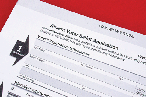 Notarizing absentee ballots