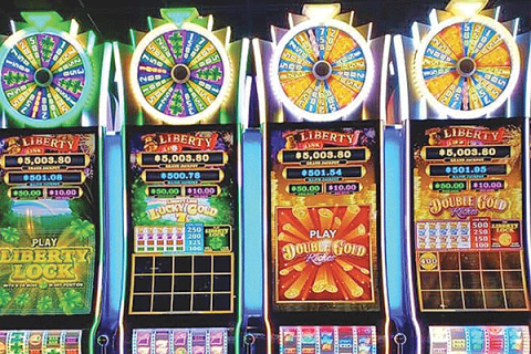 Electronic games are shown inside Comanche Nation Casino, 402 SE Interstate Drive in Lawton.