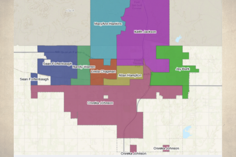 Lawton City Council Wards Map 