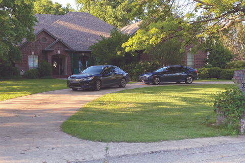 Guthrie house where alleged voter fraud is happening
