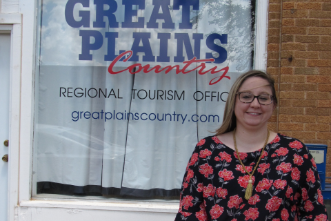 Ledger photo by Mark Potter Mandy Davis is the executive director of Great Plains Country, the organization which promotes the tourist attractions found in 14 Southwestern Oklahoma counties.  