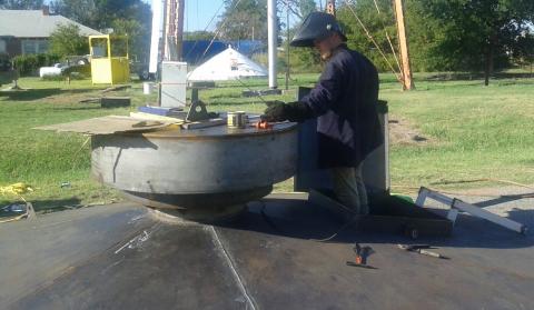 Roosevelt Water tanks 'reroofed'