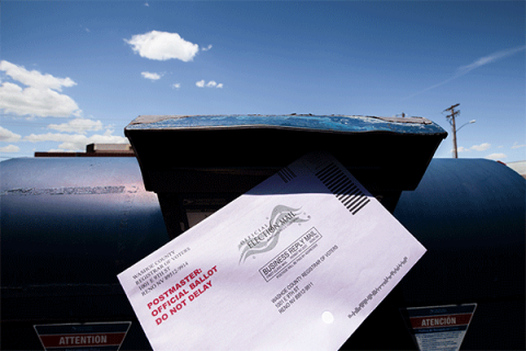 Absentee voting law