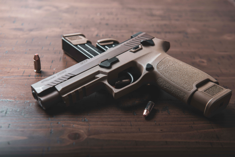 During searches of the residence January 30-31, 2019, investigators found five firearms, 1,404 rounds of ammunition, and two lengths of detonating cord.
