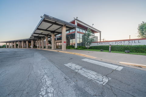 The terminal at Lawton-Fort Sill Regional Airport