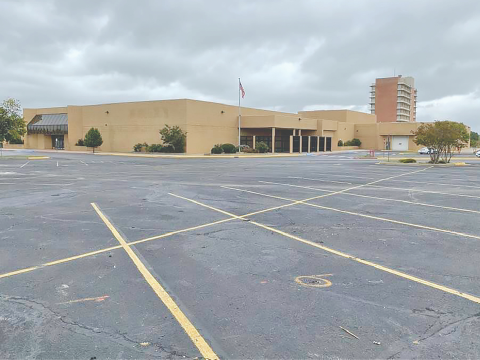 Ledger photo by Curtis Awbrey - The vacant Sears department store in Lawton’s Central Mall.