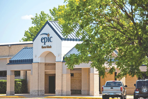 Epic Charter Schools' testing facility in Midwest City. Whitney Bryen/Oklahoma Watch