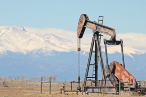 A pump jack on the Front Range in Johnstown, Colo.