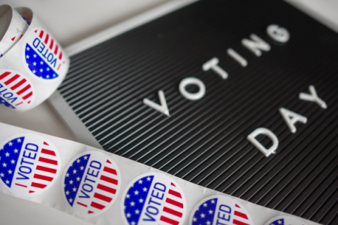 Voting results in Kiowa County.
