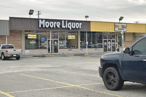 Ledger photo by Curtis Awbrey    The owner of Moore Liquor, 914 SW 4th St. in Moore, believes people working remotely has increased alcohol consumption.