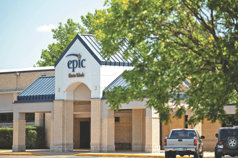 Epic Charter Schools' testing facility in Midwest City.