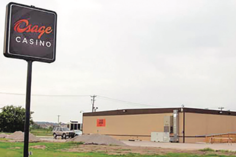 The Osage Nation plans to replace this tribal casino in Pawhuska with a bigger casino along with an accompanying hotel.