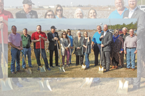 Photo by Pauletta Haworth/Hobart Democrat-Chief A groundbreaking was held Nov. 6 near the site of a new Red Lion Hotels Corp. hotel named GuestHouse. The hotel will be built on Highway 183 inside the Hobart city limits. 